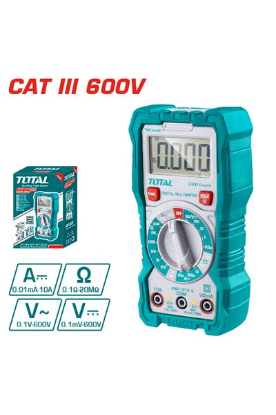 TOTAL Total TMT46001 600V Digital Multimeter