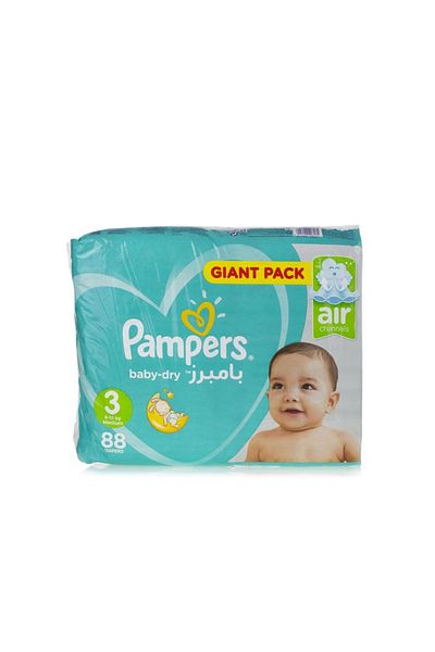 Pampers Normal Diaper Size 3 88S