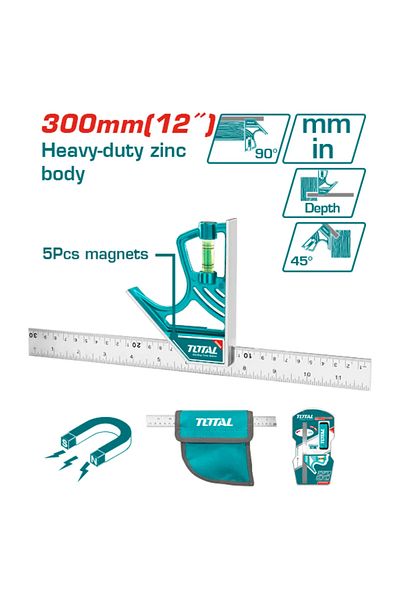 TOTAL Total TMT653005 300mm Right Angle Movable Marker