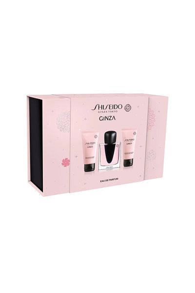 Shiseido Ginza Eau de Parfum Gift Set-Eau de Parfum+Scented Body Lotion+Scented Hand Cream