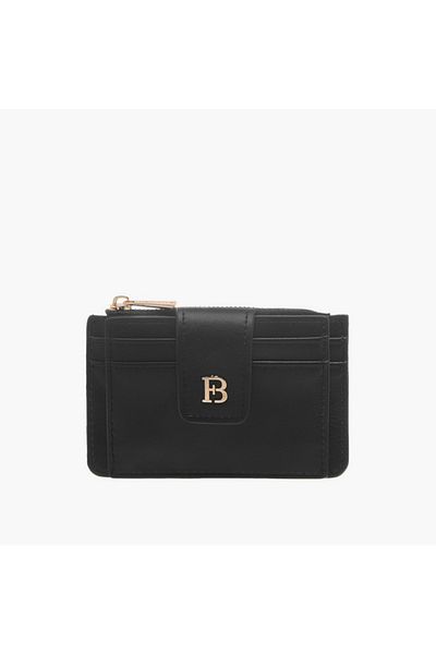Flora Bella by Shoexpress Solid Wallet with Zip Closure