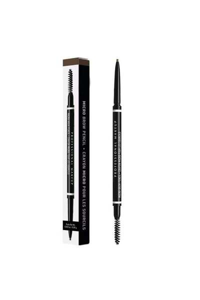huitich Micro Eyebrow Pencil Double-Ended Ultra-Fine Black Pencil