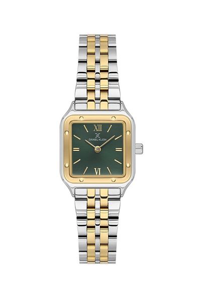 Daniel Klein Dke.1.10869-5 Square Dial Metal Cord Metal Case 3 Atm Water Resistant Metallic-Gold Re