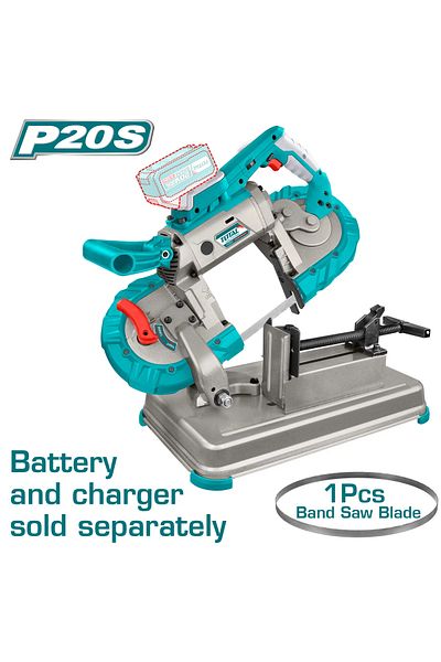 TOTAL Total Tbsli20127 20v Battery Base Wood Cutting Saw Without Battery and Charger