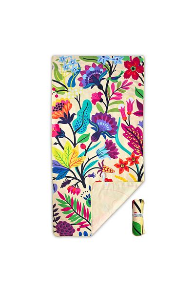 Trek Vibes Botanical Wonders Quick-DRY Beach Towel
