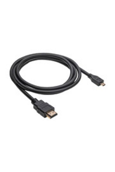 OEM Micro HDMI - HDMI cable, gold-plated plugs, high quality male-male type, length 1.5 meters