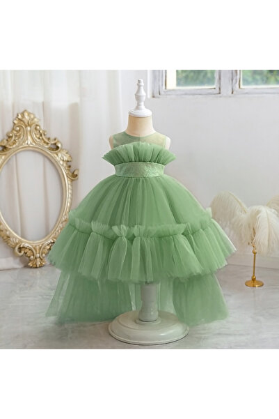 ddaniela دانييلا - مجموعة أديلا زيتونية خضراء ذات ذيل طويل