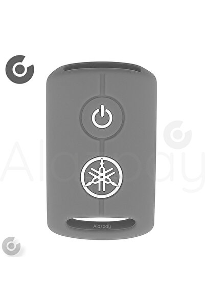 Alazpay Husă pentru chei cu model din silicon pentru Yamaha Xmax Nmax Tech Ma...