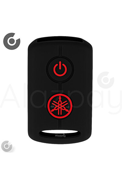 Alazpay Husă pentru chei cu model din silicon pentru Yamaha Xmax Nmax Tech Ma...