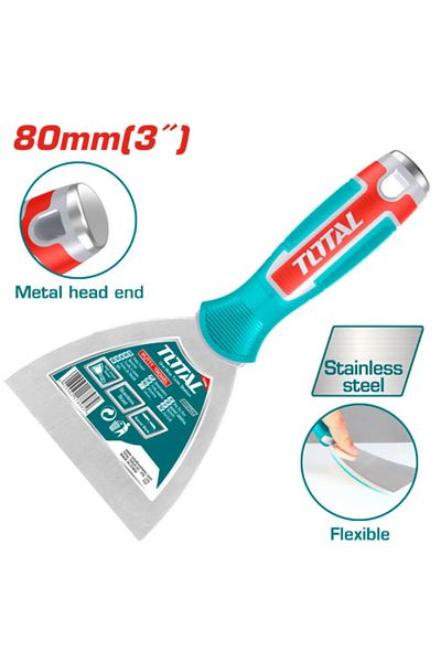 TOTAL Total 3" Rubber Hand Putty Knife Tht83806