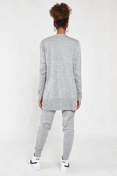 Hopoi Kadın Dar Paça Triko Pantolon