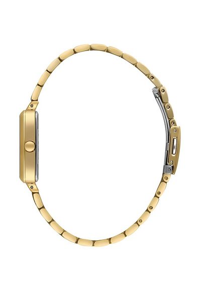 Daniel Klein Dk.1.14055-2 Rectangular Dial Metal Cord Metal Case 3 Atm Water Resistant Gold Color