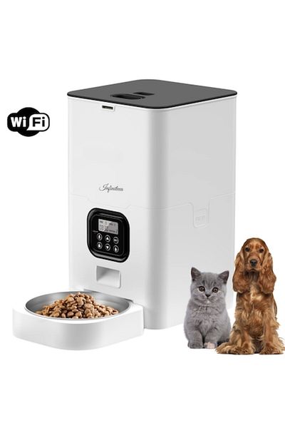 Infiniteea Automatic Feeder for Dogs and Cats, 4L, Wifi, Programmable