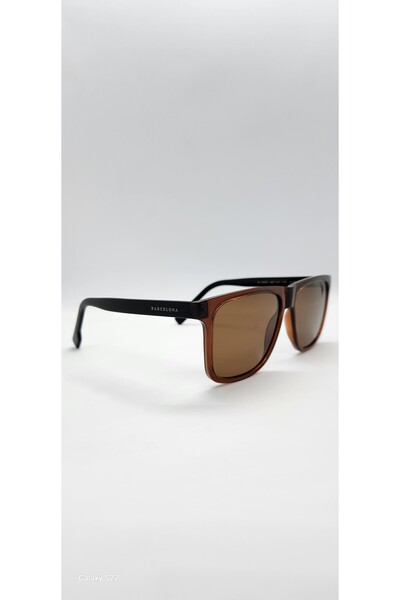 Barcelona Angled Model Bone Men's Sunglasses