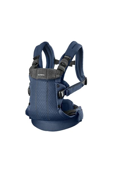 BabyBjörn BabyBjorn Anatomical Baby Carrier with Carrying Positions, Harmony, Navy Blue, 3D Mesh,