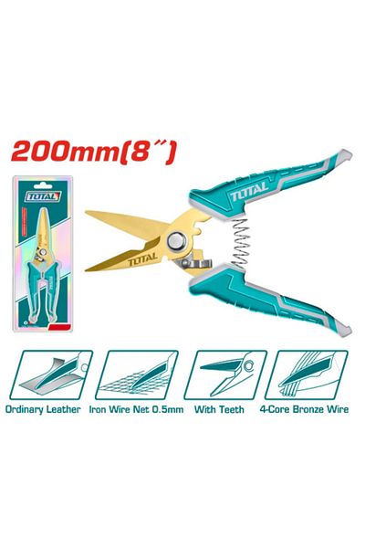 TOTAL Total 8" Rubber Handle Wire Cutter Tht118871