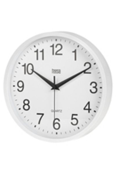 Teesa Wall Clock 25cm White