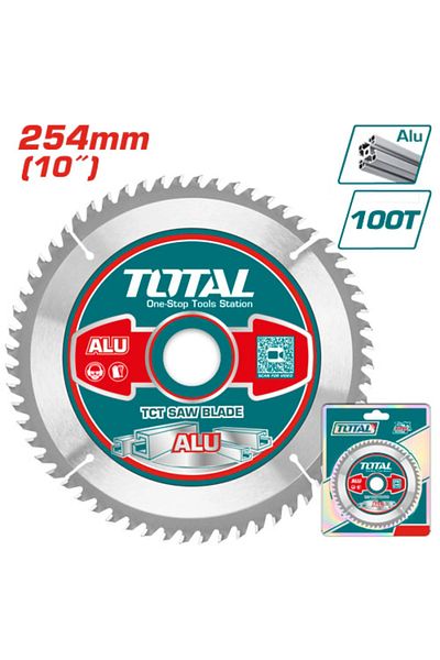 TOTAL Total Tac2337210 10" 100 Tooth Aluminum Cutting Disc