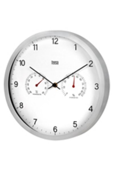 Teesa Wall Clock 30cm with Thermometer and Hygrometer