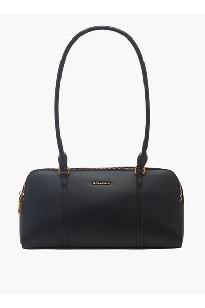 Flora Bella by Shoexpress Textured Shoulder Bag with Zip Closure and Double Handle