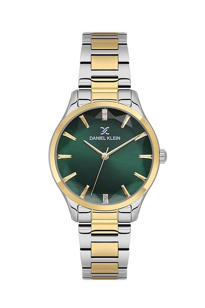 Daniel Klein Dke.6.10925-4 Metal Cord Metal Case 3 Atm Water Resistant Metallic-Gold Color Women's Wristwatch