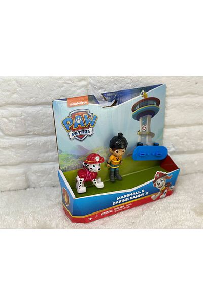 PAW PATROL Puppy Hero Figure Set Mars-Hall and Daring Danny X