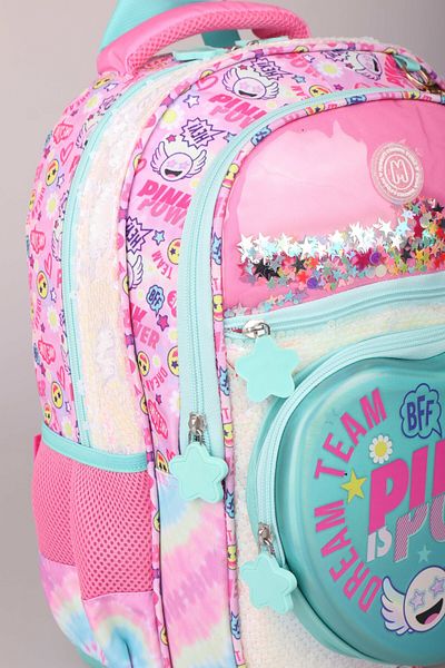 MUGGLE Special Design with Dekomus "The Power of Pink Love Collection" Large Size School Bag