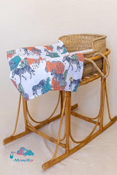 Mimiko بطانية أطفال من الموسلين القطني العضوي بنسبة 100% |   معتمد من GOTS | ...