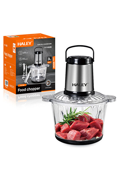 HALEY Tocător electric AT PERFORMANCE® de 500 W, 4 lame din oțel inoxidabil, ...