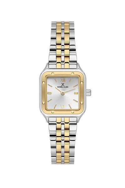 Daniel Klein Dke.1.10869-4 Square Dial Metal Cord Metal Case 3 Atm Water Resistant Metallic-Gold Re