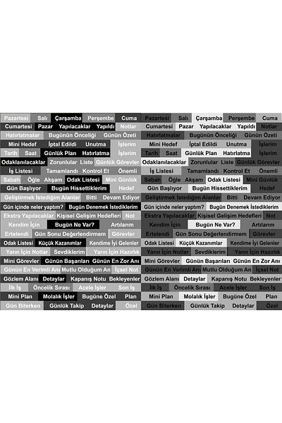 TELLGRAF Set of Stickers for Agenda (21X30 cm 1 Set)
