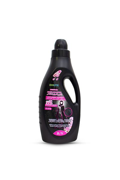 ECOLYTE+ Premium Abaya Shampoo, Liquid Laundry Detergent, Color Protect, Clean - (Spring Blossom, 2 Liter)