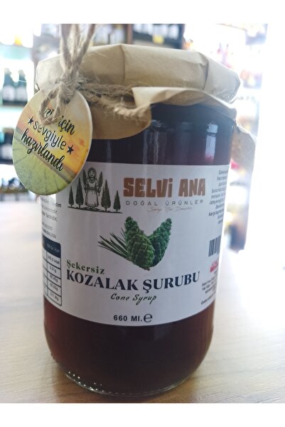 Selvi Ana Doğal Ürünler ŞEKERSİZ KOZALAK ŞURUBU