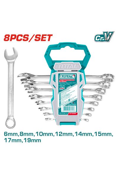 TOTAL Combination spanner set THT102286
