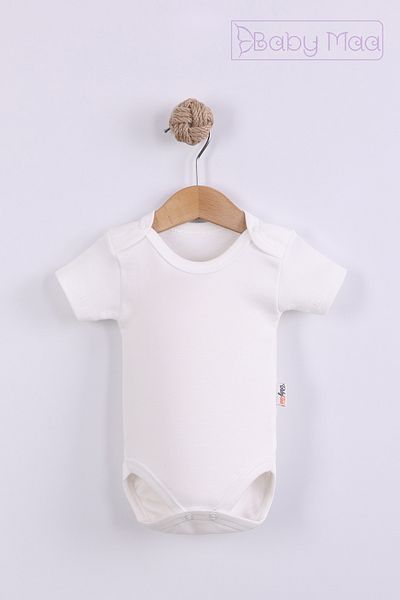 Baby Maa بدلة أطفال قطنية 100% بأكمام قصيرة 4 قطع (خيارات 0-3 أشهر / 3-6 أشهر / 6-9 أشهر / 9-12 شهرًا)