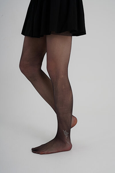 Esse Şekil Taşlı Süperince Külotlu Çorap - Esnek ve Rahat