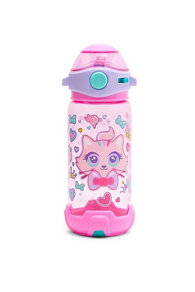 R&B Dark Pink Girls Water Bottle