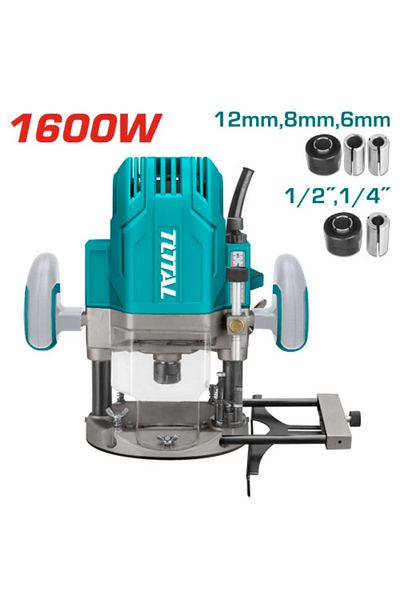 TOTAL راوتر 1600w 12mm توتال Tr111216