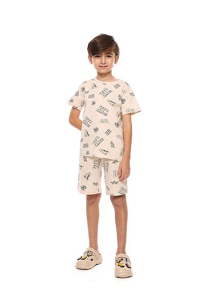 R&B BOYS TOP & BOTTOM SET 2-8Y