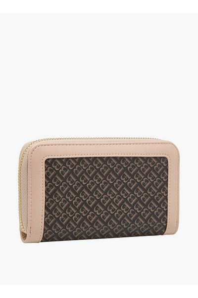 Flora Bella by Shoexpress Monogram Print Zip Around Wallet