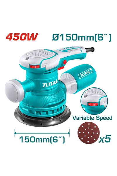 TOTAL ماكينة صنفرة خشب 450w توتال Tf2061506