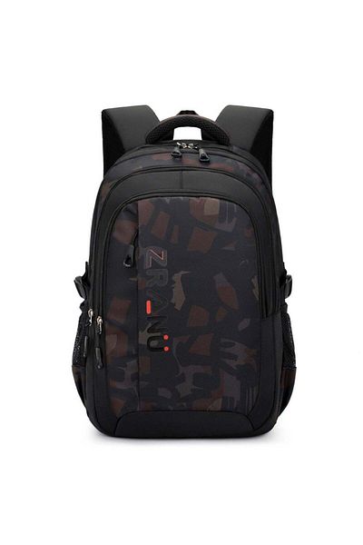 huitich Camouflage Print School Backpack for Boys