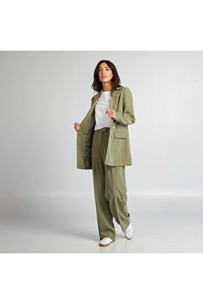KIABI Mid-length tailored jacket GREEN