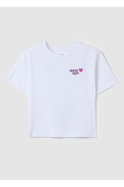 Ovs Boxy-Fit T-Shirt With ''Urban Crew” Embroidery