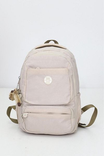 Weynes Κρέμα Unisex Breakkil Fabric Καθημερινή Σχολική τσάντα πλάτης WSB5042