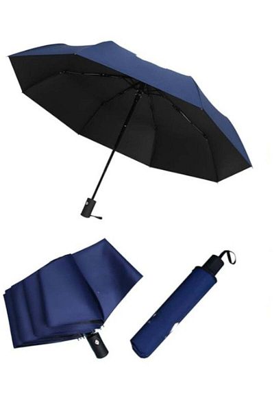 huitich Fully Automatic Dual-Purpose Umbrella Midsummer Blue