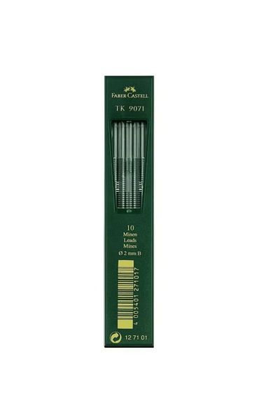 Faber Castell 10-Piece B Lead Refill Set Black