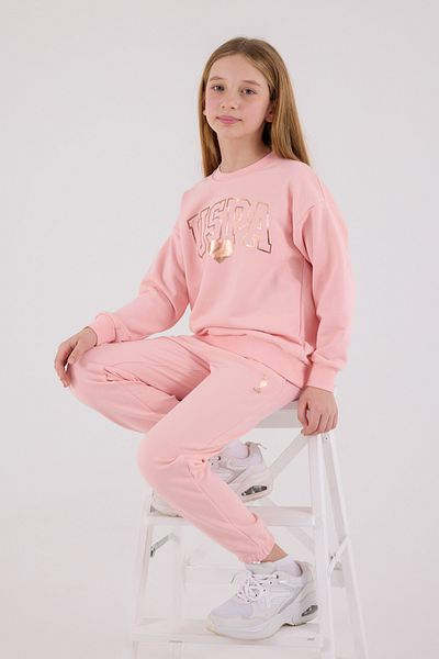 U.S. Polo Assn. Σετ αθλητικής φόρμας με άδεια για κορίτσια κάτω από 2 τεμάχια