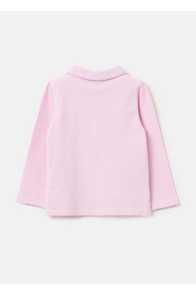 Ovs Piquet Polo Shirt With Frills