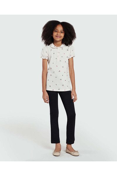 Ovs Salsa Rosa Printed Polo For Girls –